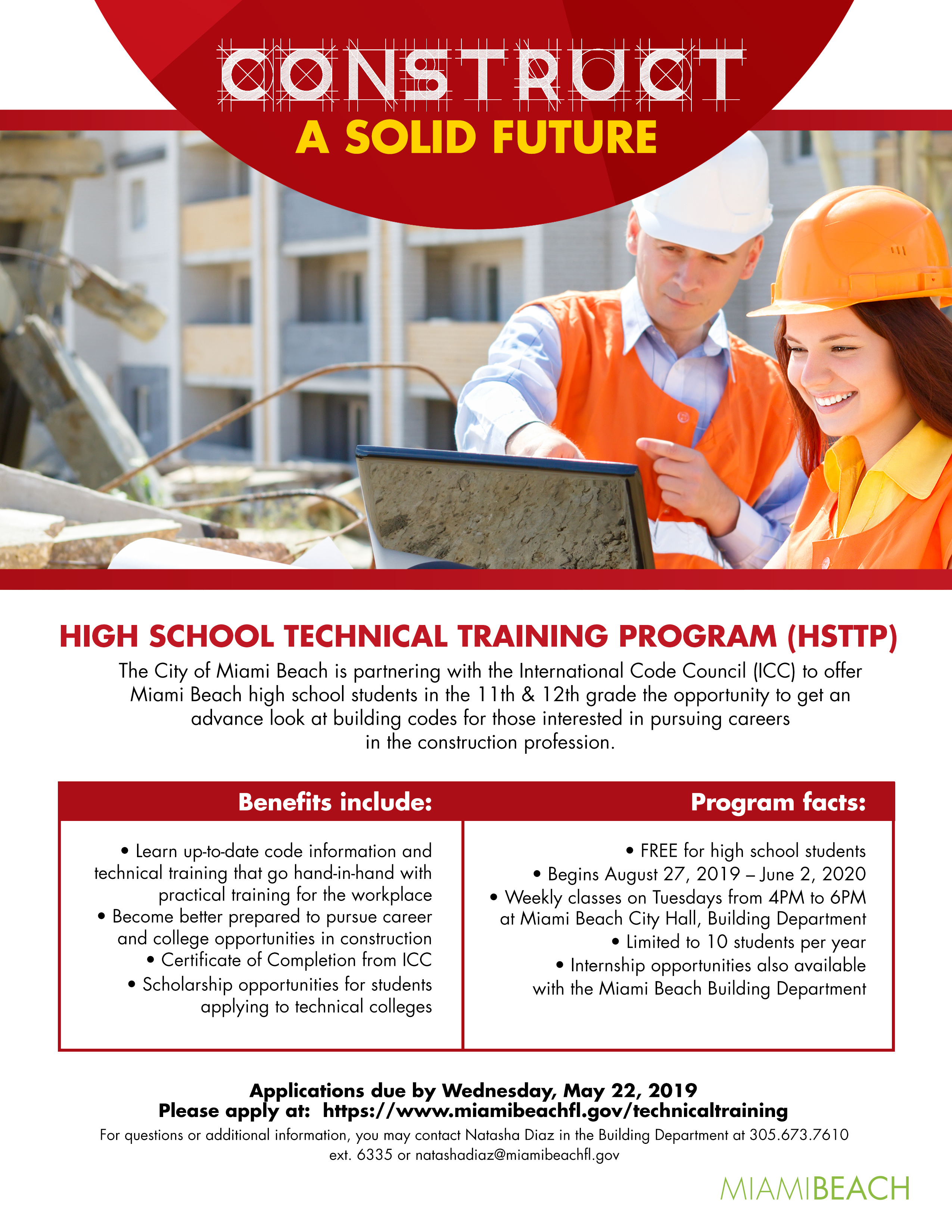 technical training City of Miami Beach