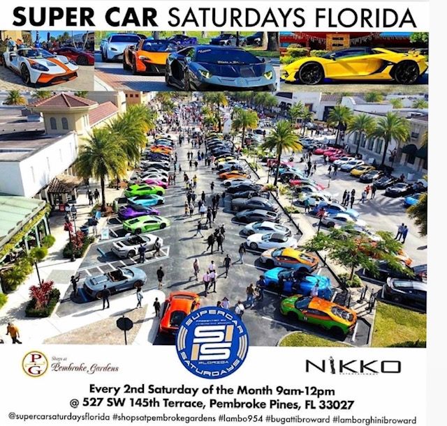 SuperCar Saturdays at the Shops at Pembroke Gardens