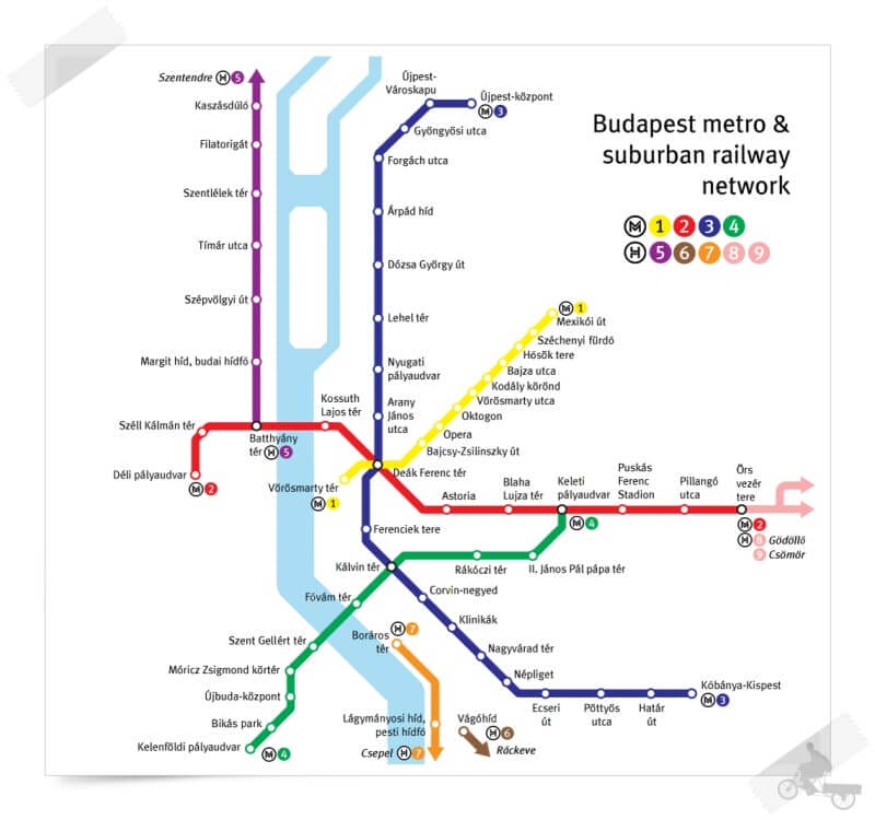 Budapest Official tourist information CITY MAP