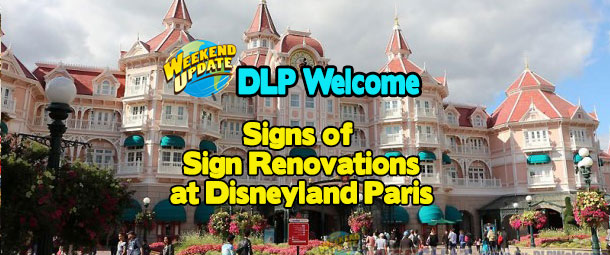 Signs Of Sign Renovations At Disneyland Paris