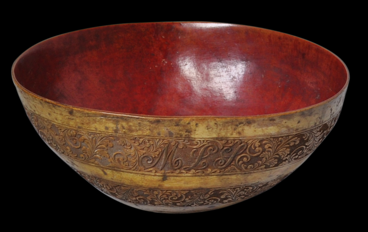 Spanish Colonial Carved Drinking Gourd Michael Backman Ltd