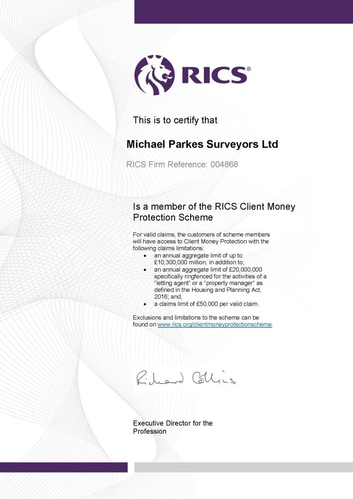 RICS Client Money Protection Scheme