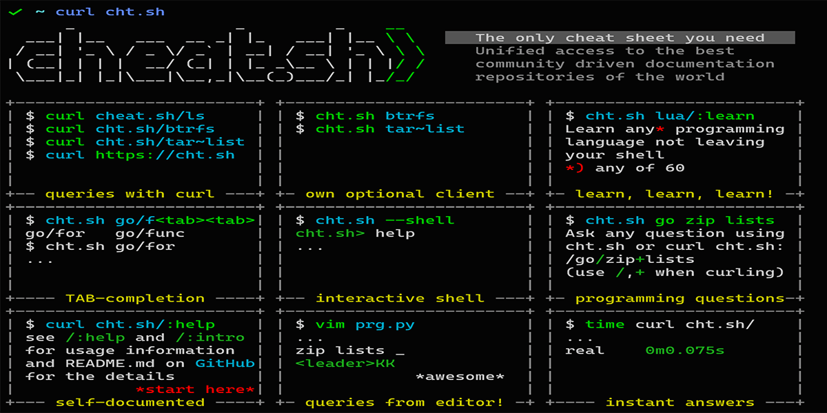 I Don't Know Every Linux Command, I Cheat.sh Michael Rinderle