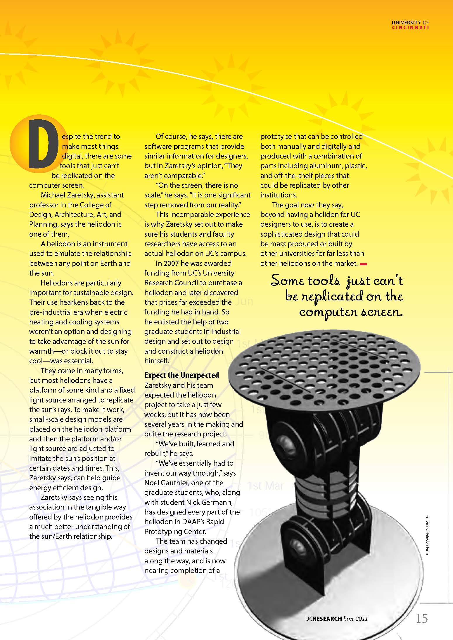 Heliodon Michael Zaretsky