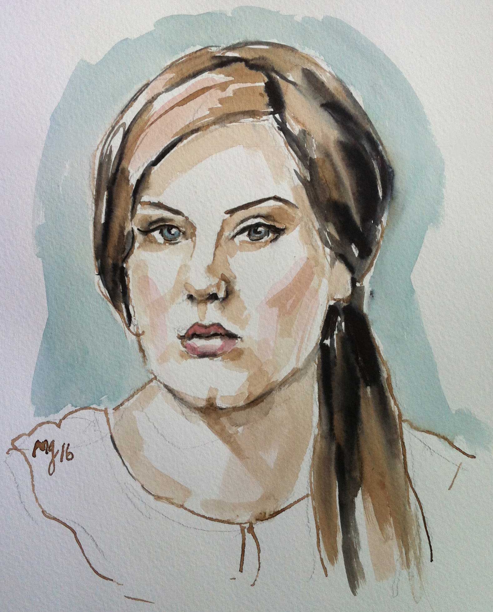 Mixed Media Portraits MG Studios