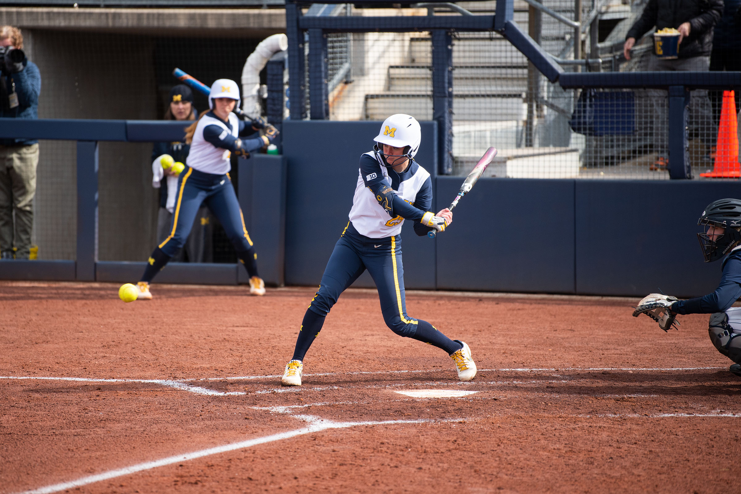 Runners left on base a problem for Michigan in close win