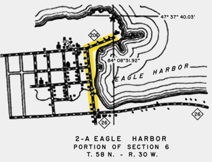 Michigan Highways: Route Listings:Former M-206 Route Map