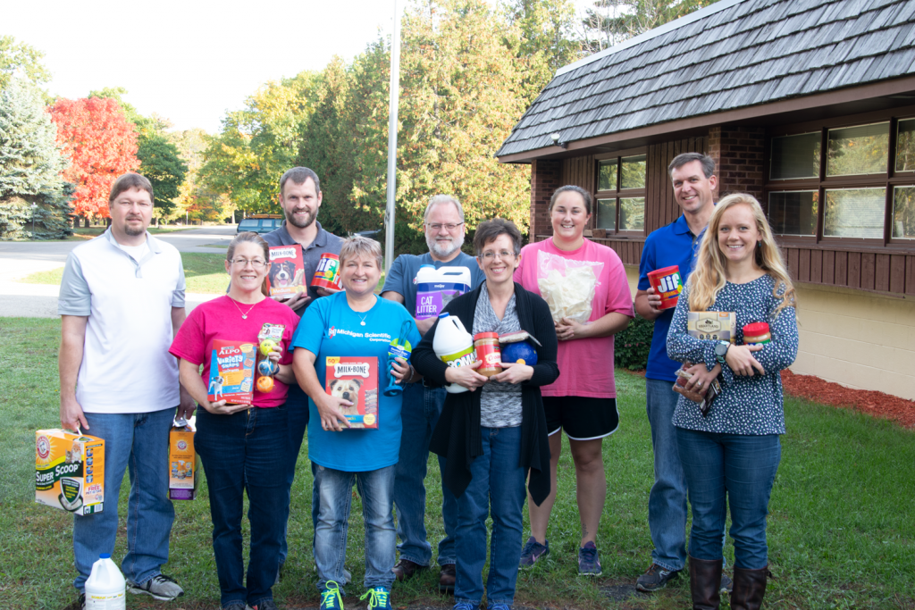Community Outreach MSC Employees Donate to Local Humane Society