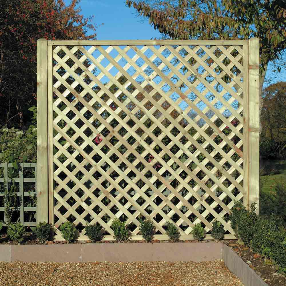 Rectangle Diamond Lattice Trellis Landscaping Mick