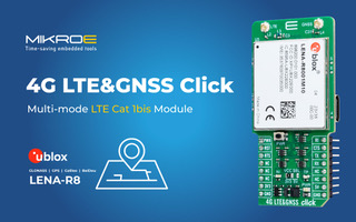 Compact, 4G LTE and GNSS add-on board incudes supports global tracking