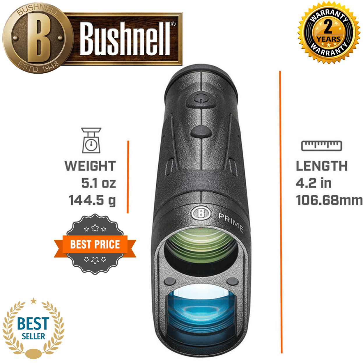 Bushnell Prime 1700 Laser Rangefinder