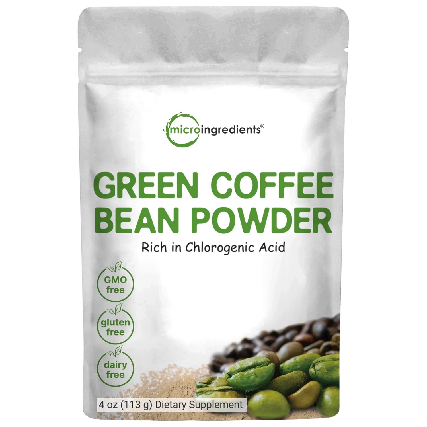 Organic Green Coffee Bean Powder Premium Quality Micro Ingredients