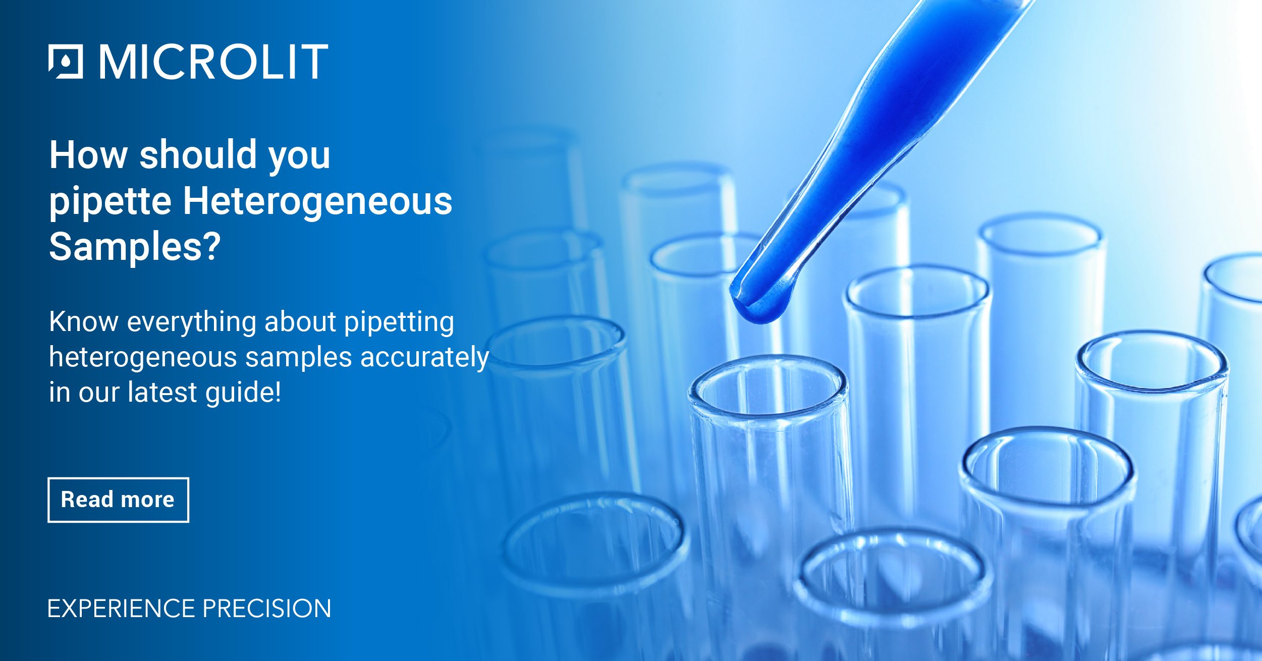 How to do pipetting of Heterogeneous Samples correctly? Microlit USA