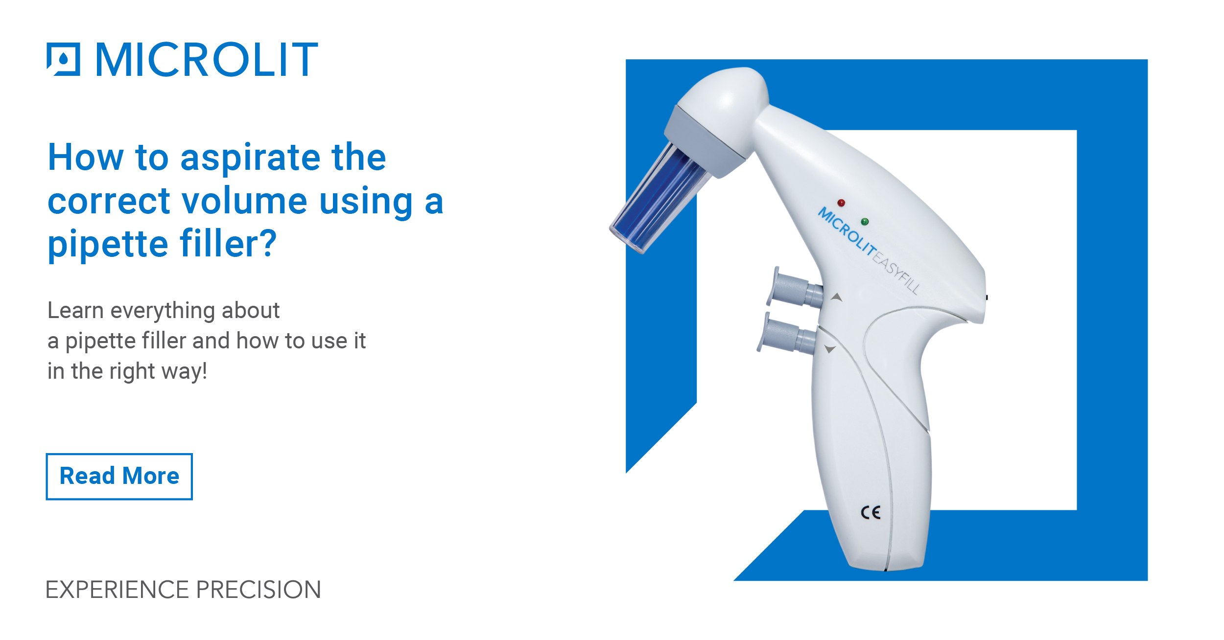 How to aspirate the correct volume using a pipette filler? Microlit