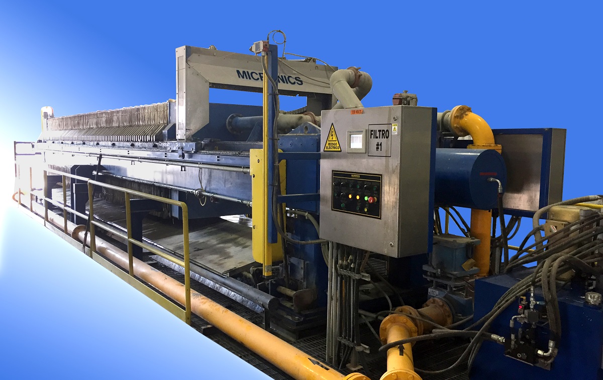 Dewatering Filter Presses for Mining Micronics, Inc.