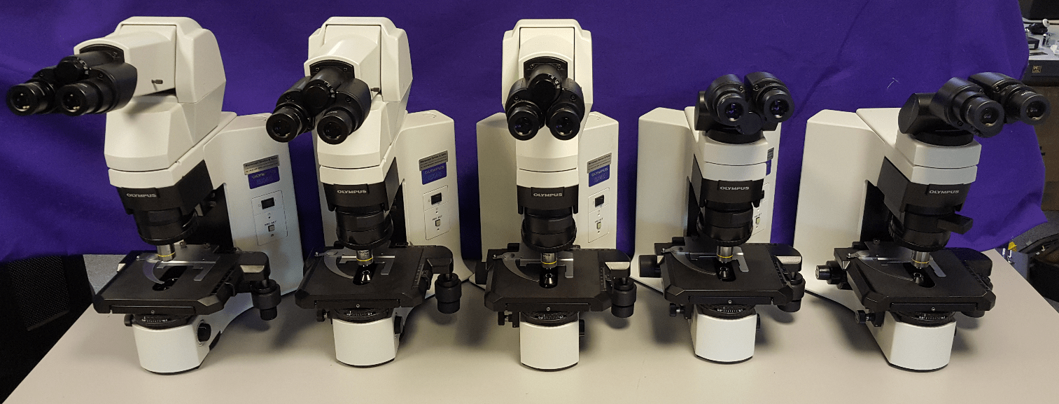 Used Olympus BX45 microscope for sale or hire Microscope Service and