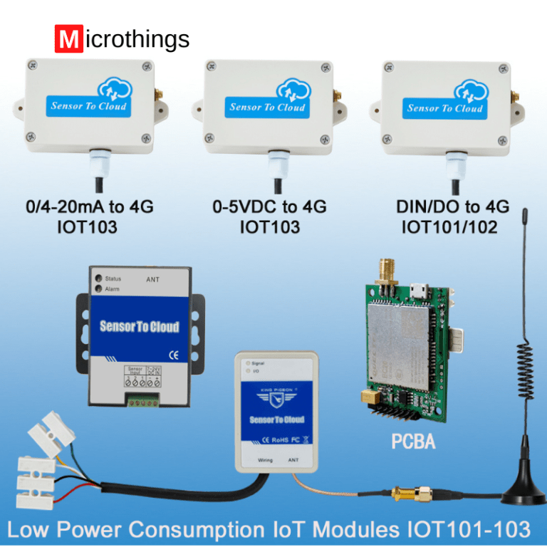 Wireless Digital Input IoT Gateway 4G Version Microthings Wireless Digital Input IoT Gateway 4G Version Microthings