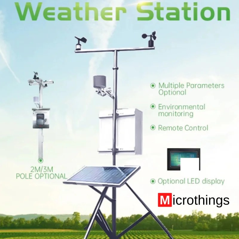 Agricultural weather station Microthings