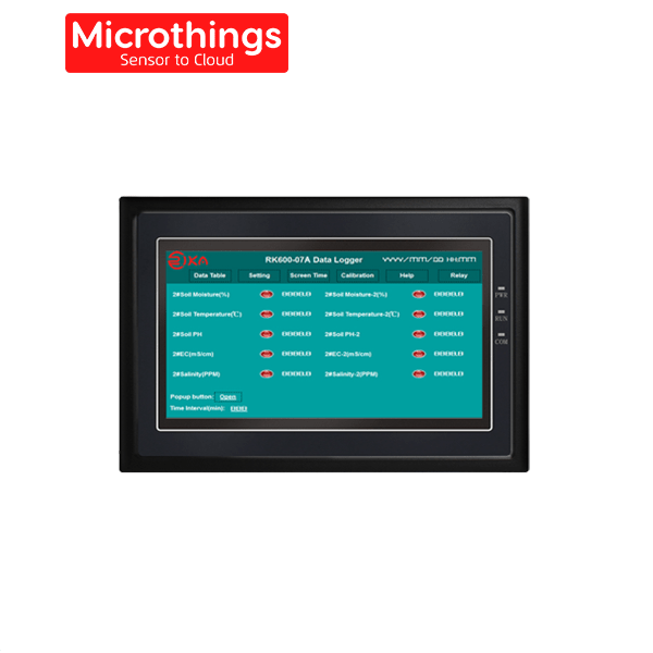Data Logger with LCD display Sensor to Cloud and Industrial of Things Platform
