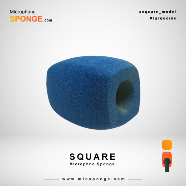 Square Microphone Sponge Best Mic Sponge with your Logo
