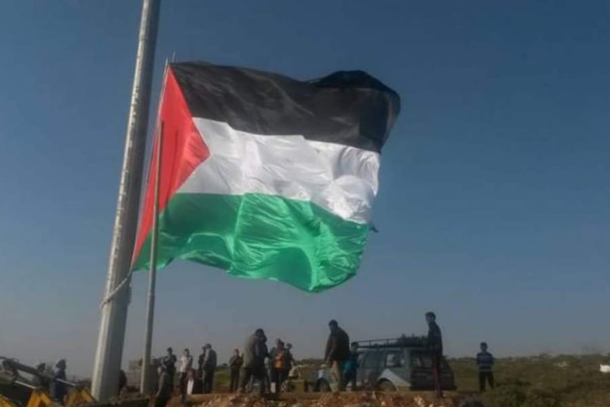 Israel soldiers and settlers storm the archaeological site of Sebastia