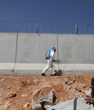 TOPSHOT-SYRIA-CONFLICT-HEALTH-VIRUS-IDLIB