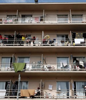 Virus Outbreak Greece Migrants