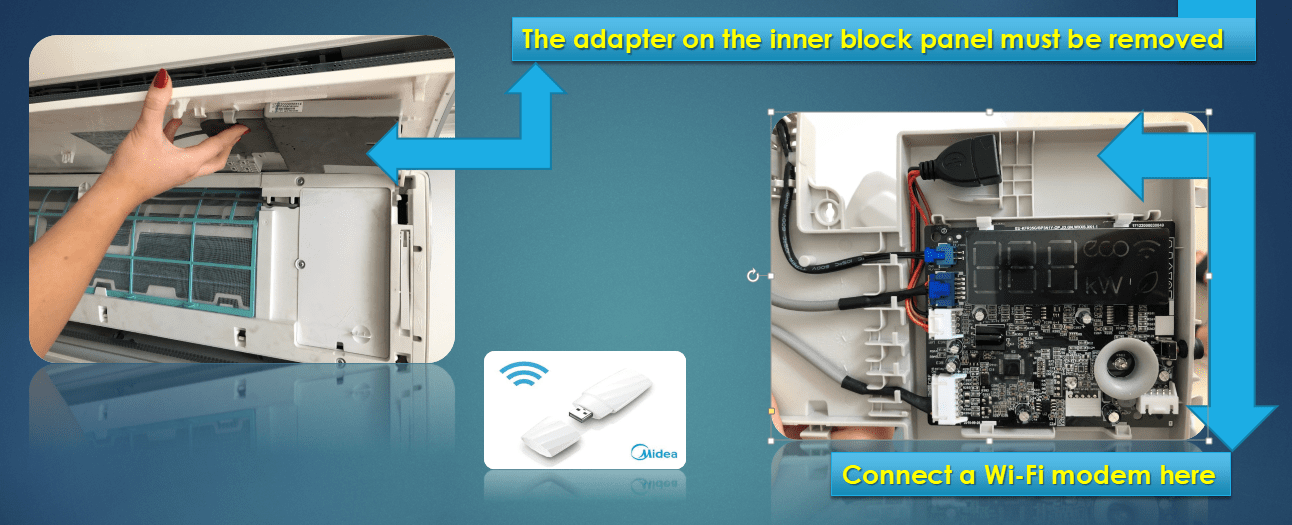 WiFi Modem Instalation Midea.ge