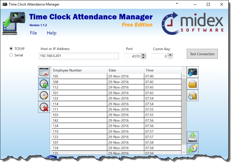 Free Time Clock Software Free Fingerprint and Card Reader Software