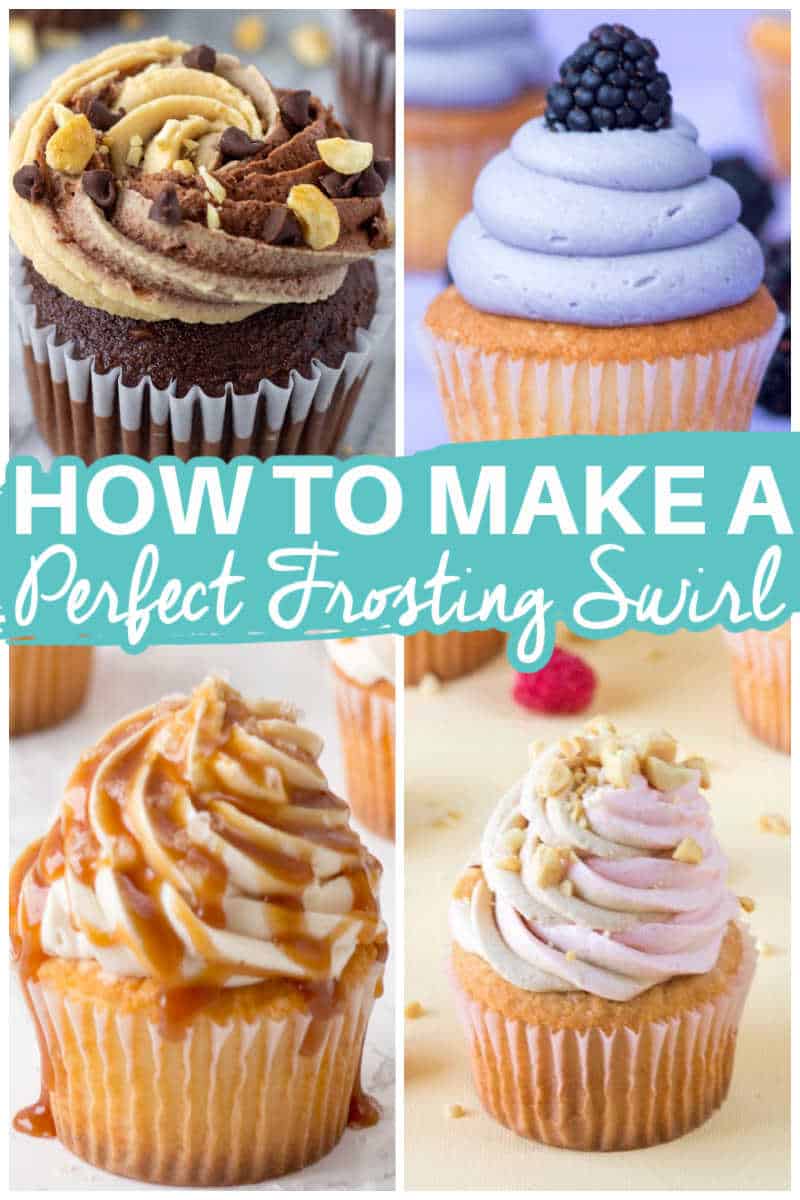 How to Frost Cupcakes with a Frosting Swirl (Easy Step By Step)