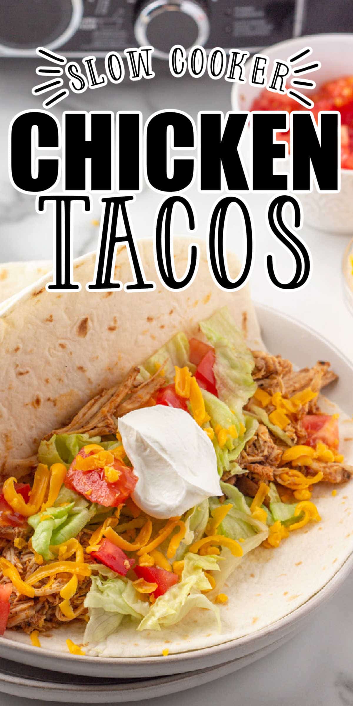 Easy Slow Cooker Chicken Taco Meat Perfect for Taco Night!