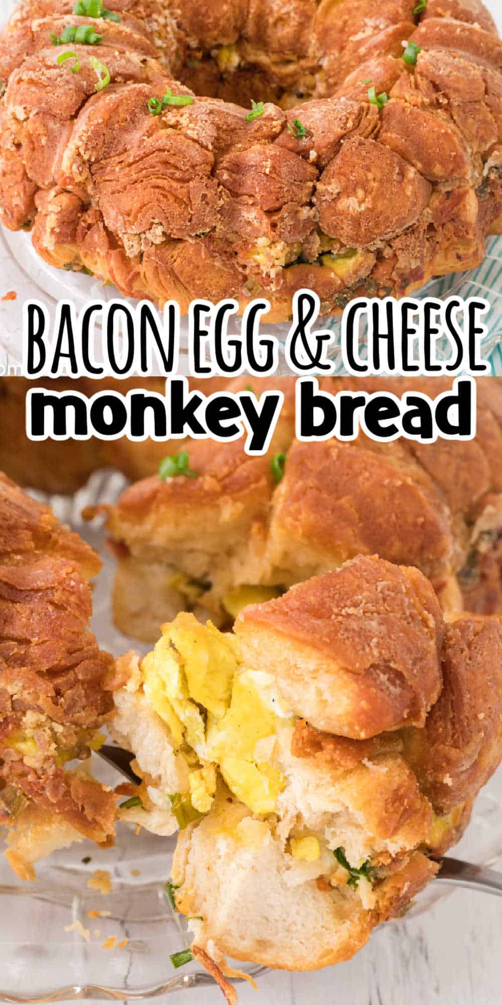 Bacon Egg Cheese Monkey Bread Recipe (Breakfast Monkey Bread)