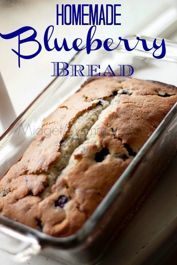 Easy Moist Blueberry Bread Recipe • MidgetMomma