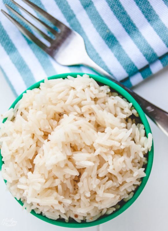 Easy Garlic rice An Easy Side dish! • MidgetMomma