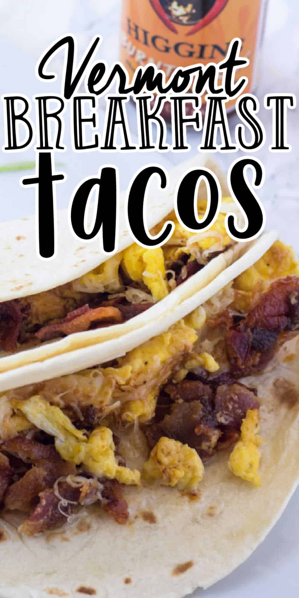 Vermont Style Breakfast Tacos Recipe with Eggs and Bacon
