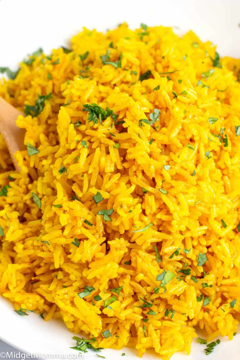 Instant Pot Turmeric Rice Recipe • MidgetMomma