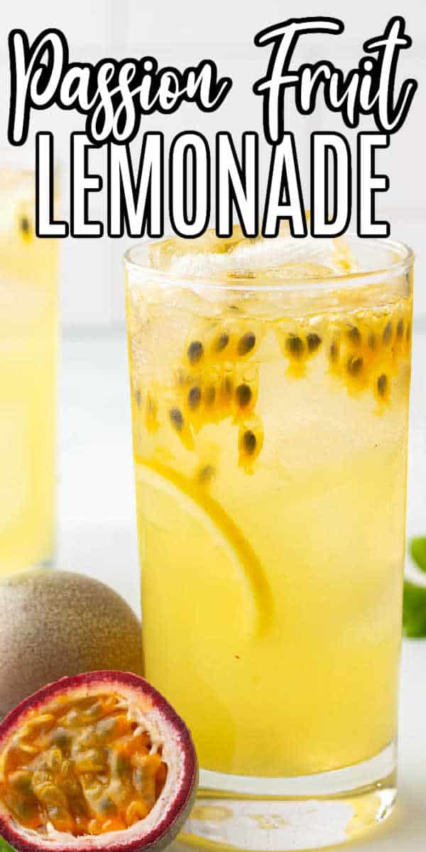 Passion Fruit Lemonade Recipe • MidgetMomma