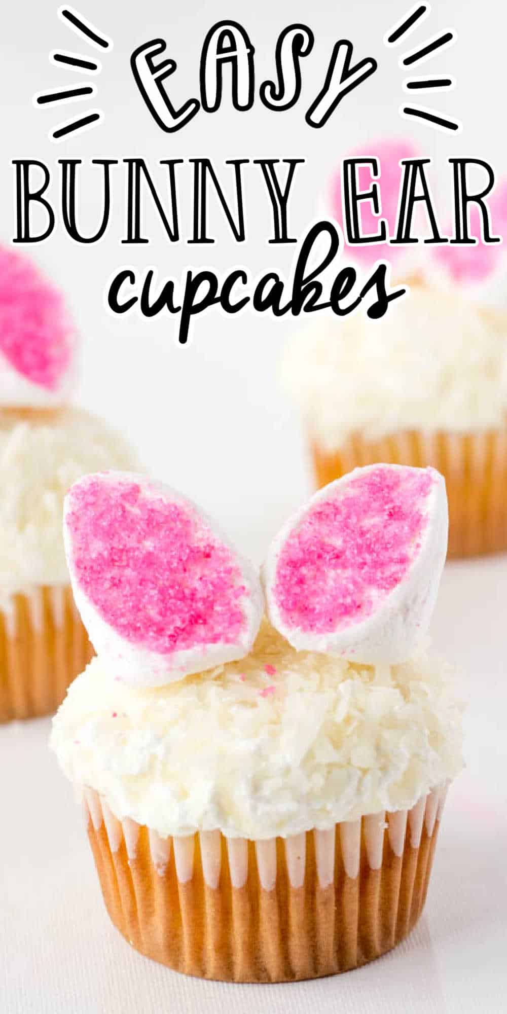 Easy Easter Bunny Ears Cupcakes Easy Easter Cupcake Recipe