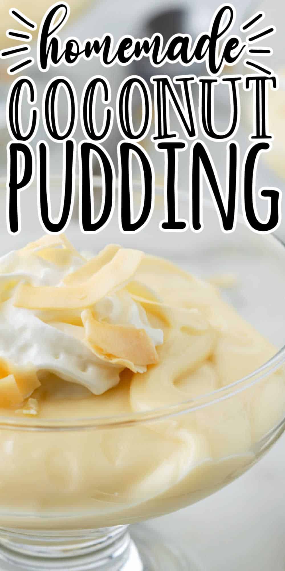 Homemade Coconut Pudding Recipe • MidgetMomma