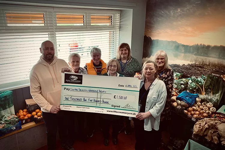 Central Dalkeith and Woodburn Pantry receives £1500 donation