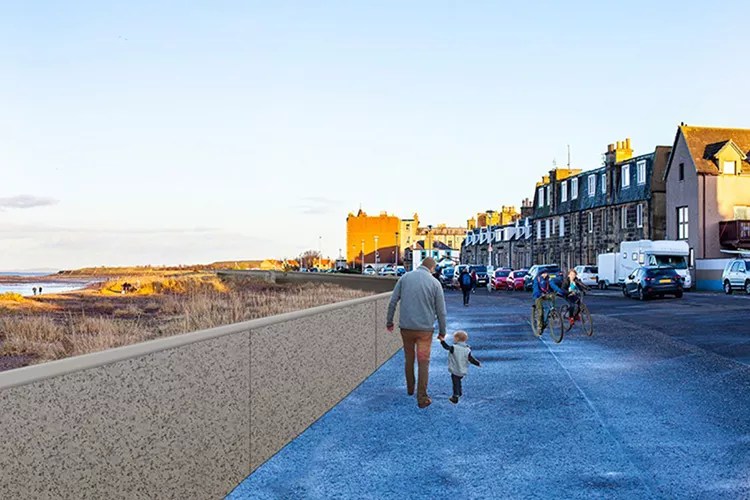 Musselburgh's controversial flood protection scheme gets green light to