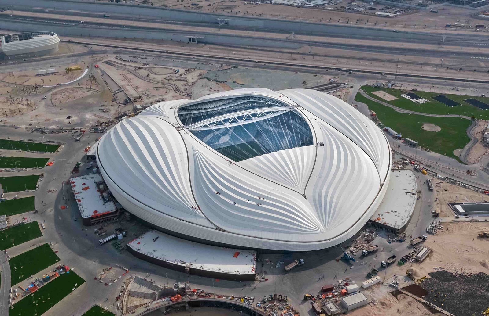 Al Janoub Stadium in Al Wakrah City Main Works and Master Plan Midmac