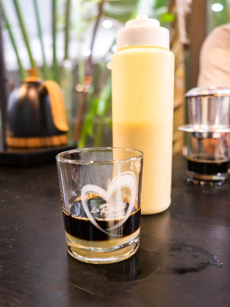 Learning how to make authentic Vietnamese coffee in Hoi An.