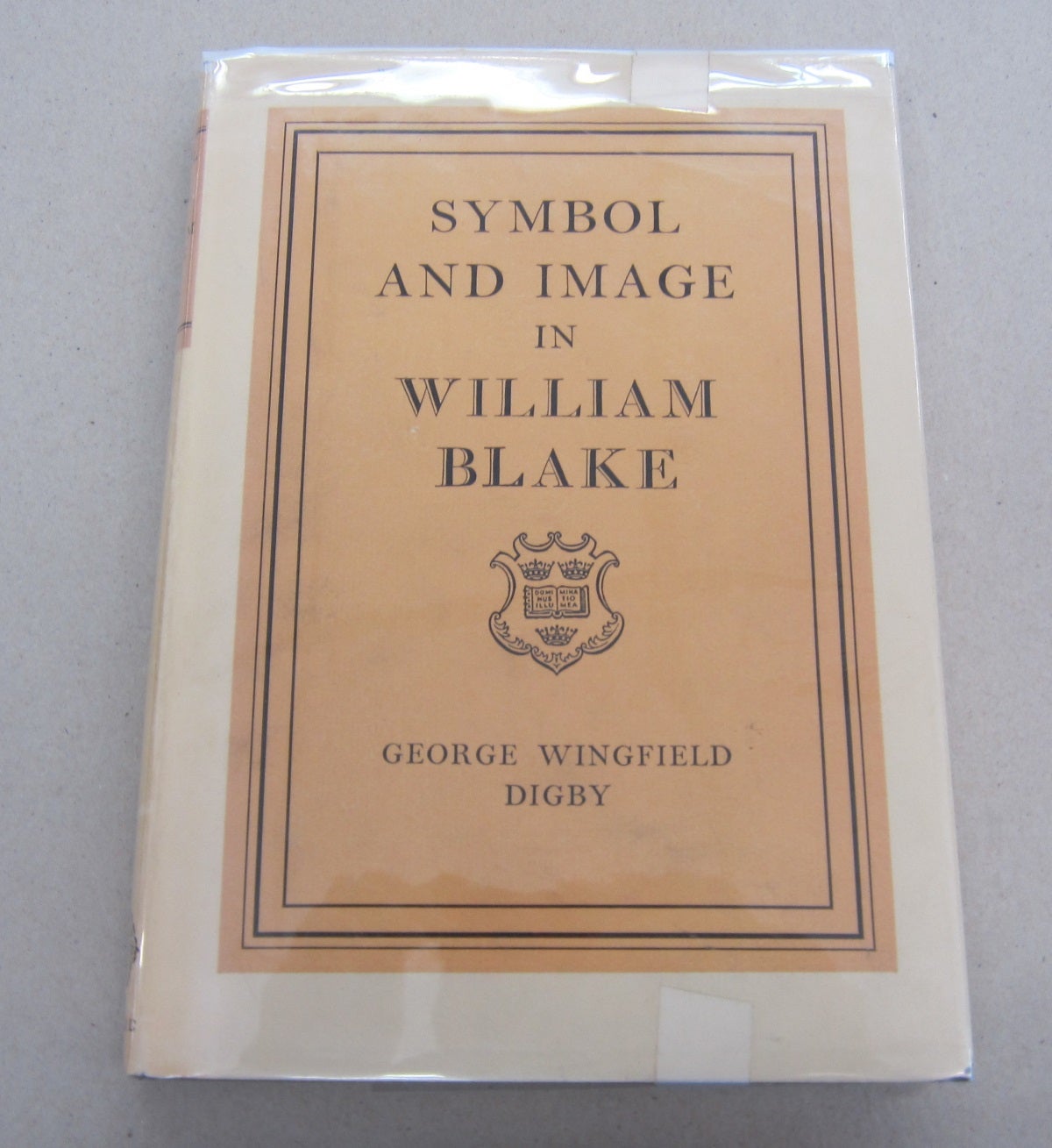 Symbol and Image in William Blake Wingfield Digby