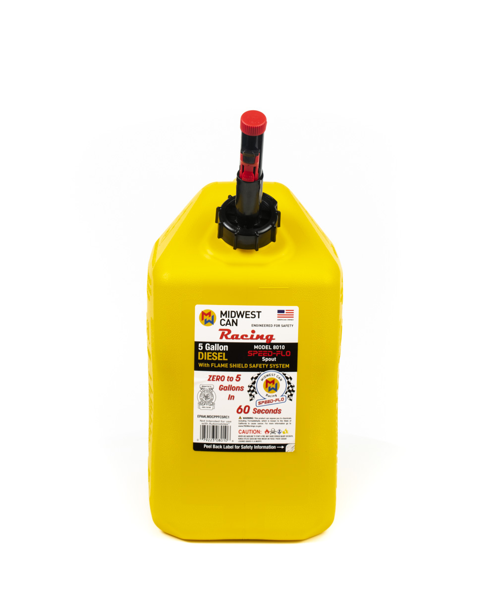 5 GALLON DIESEL SpeedFlo CAN MIDWEST CAN COMPANY