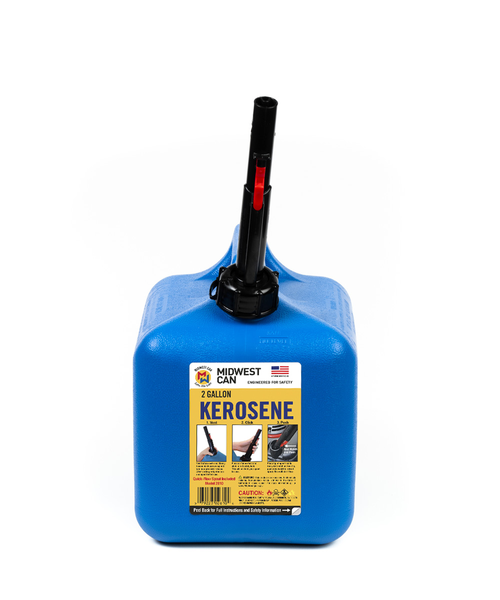 2 GALLON KEROSENE CAN MIDWEST CAN COMPANY