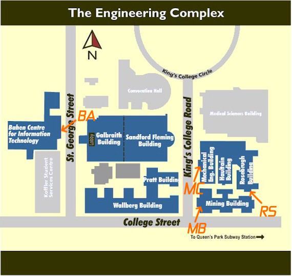 Engineering Complex Map Department of Mechanical & Industrial Engineering