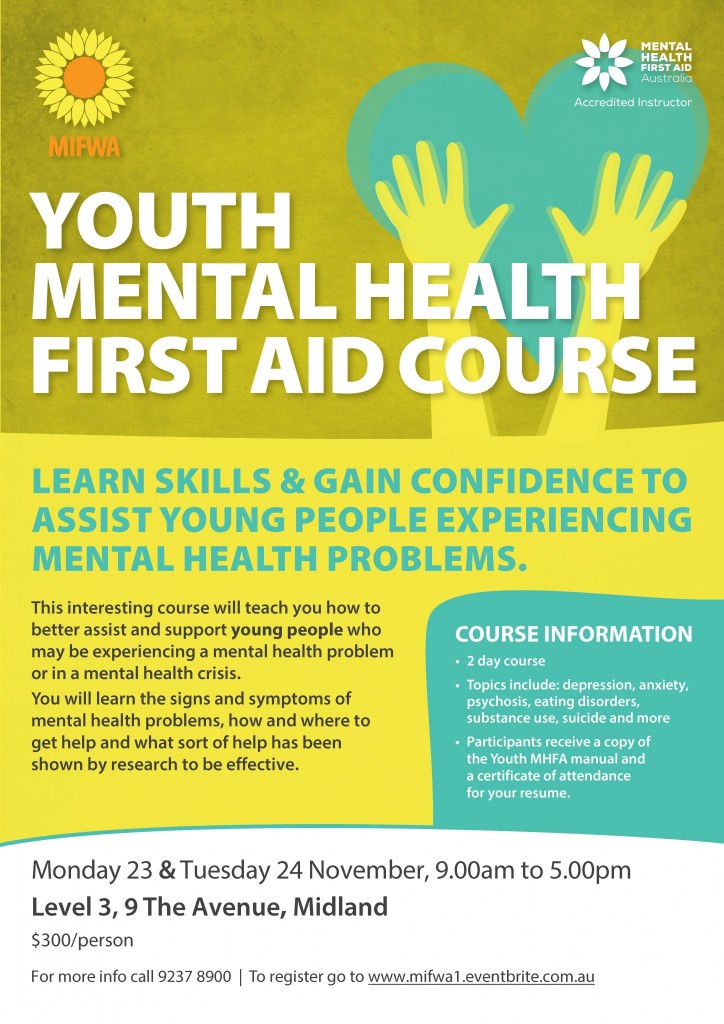 Youth Mental Health First Aid Course • Mental Illness Fellowship of