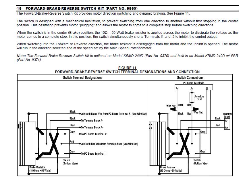 DC Motor reverse switch wiring ? | MIG Welding Forum