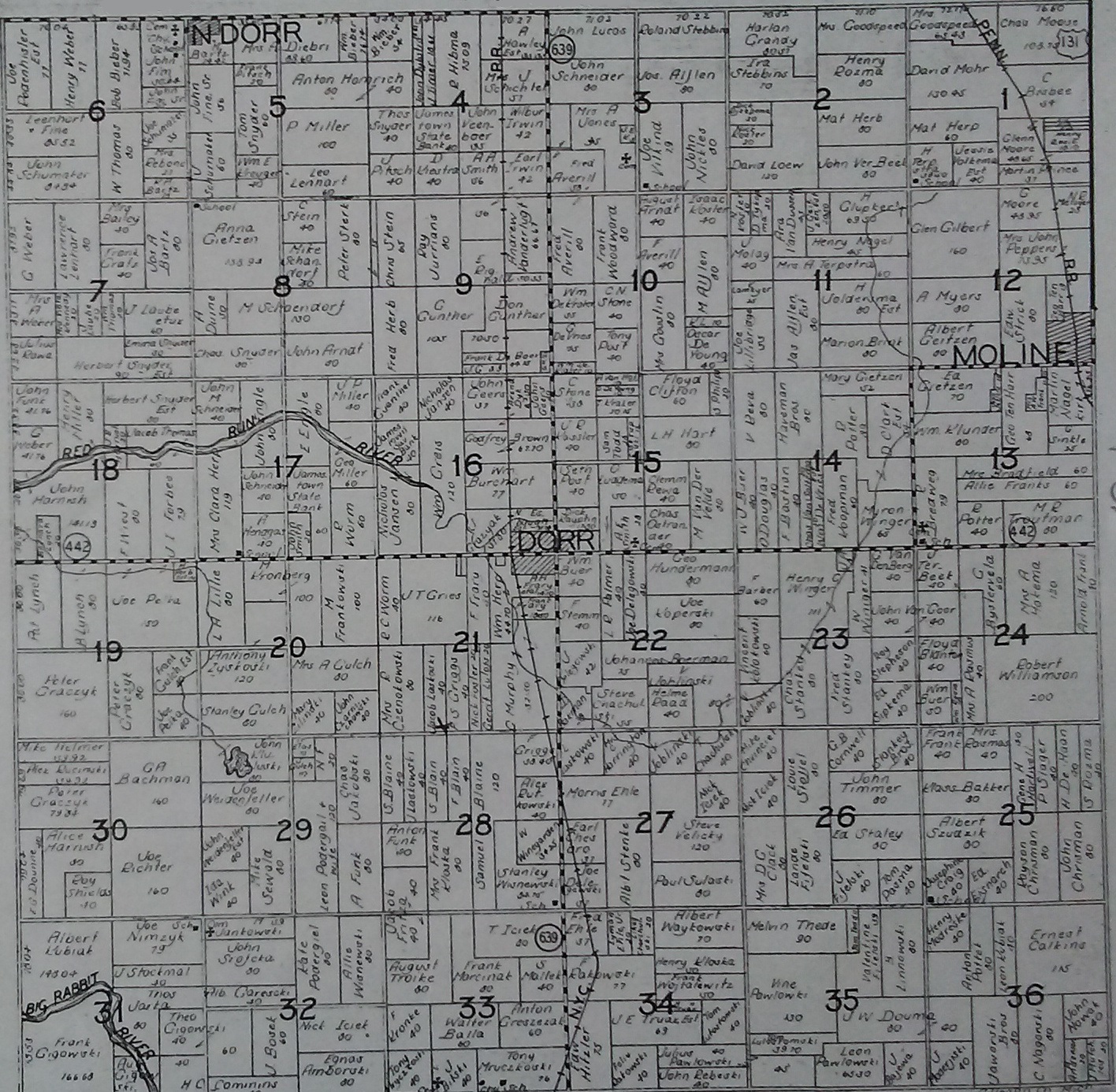 Allegan County Plat Map Allegan County Maps